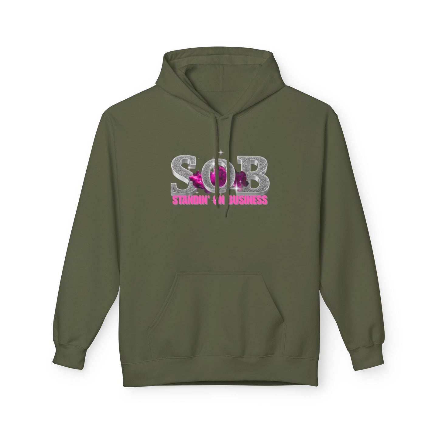 SOB PINK PRESS ON HOODIE