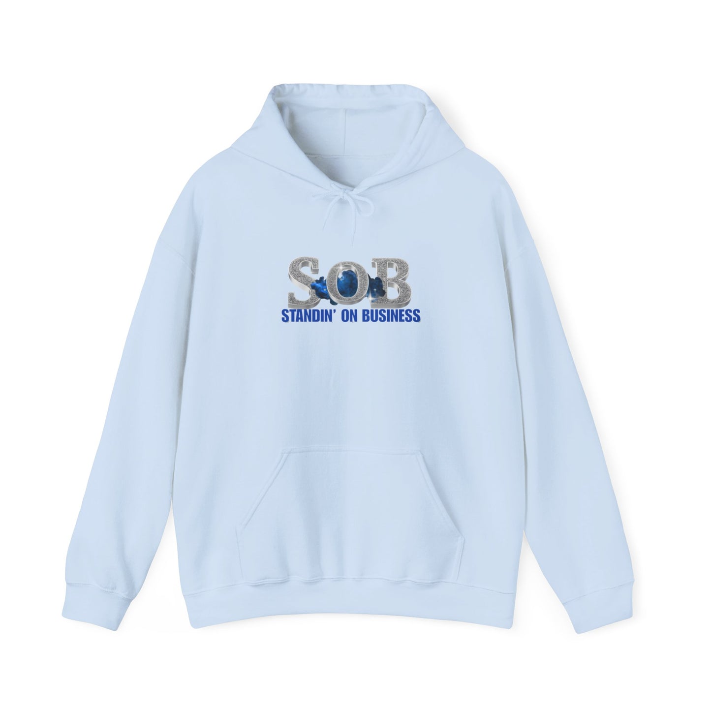 SOB BLUE PRESS ON HOODIE