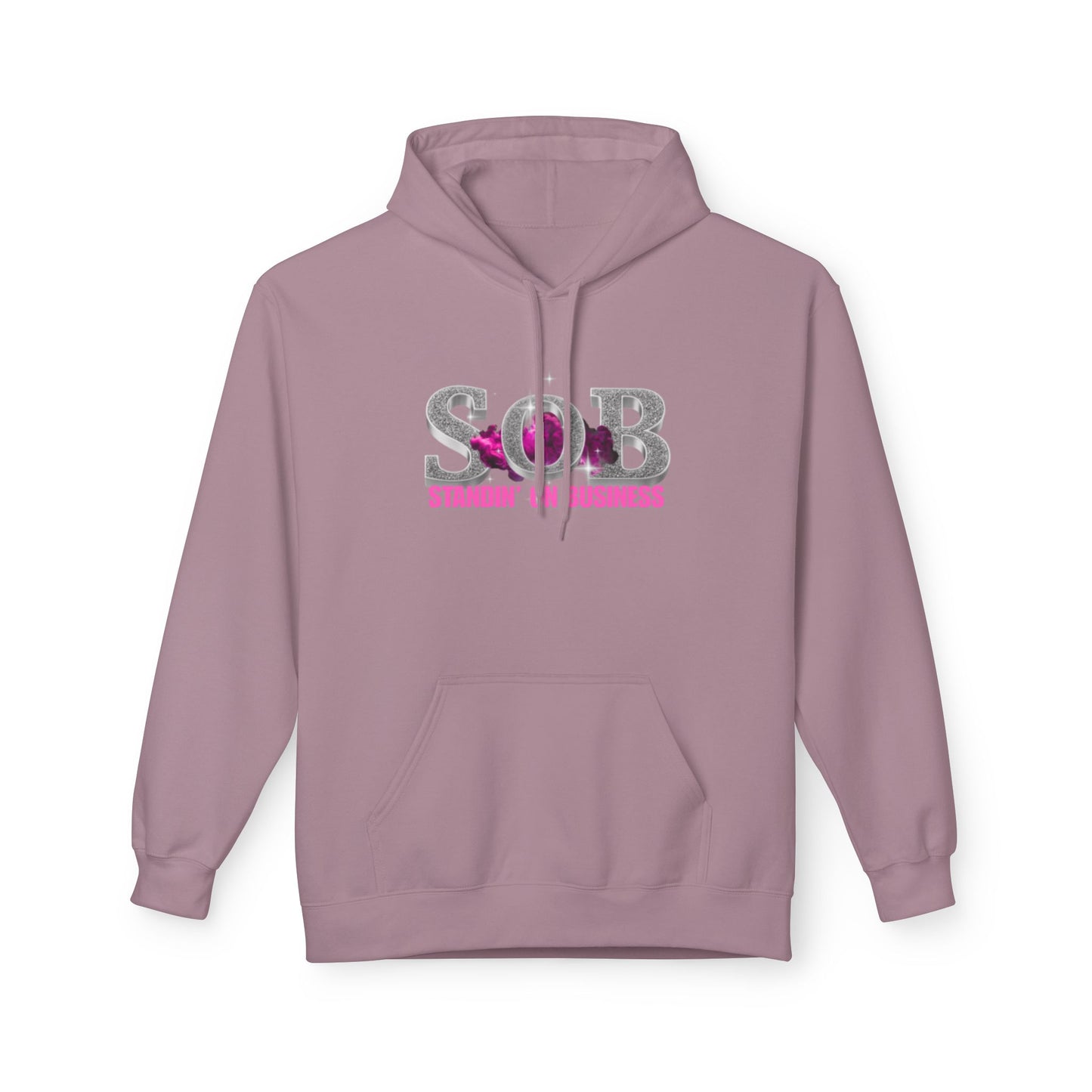 SOB PINK PRESS ON HOODIE