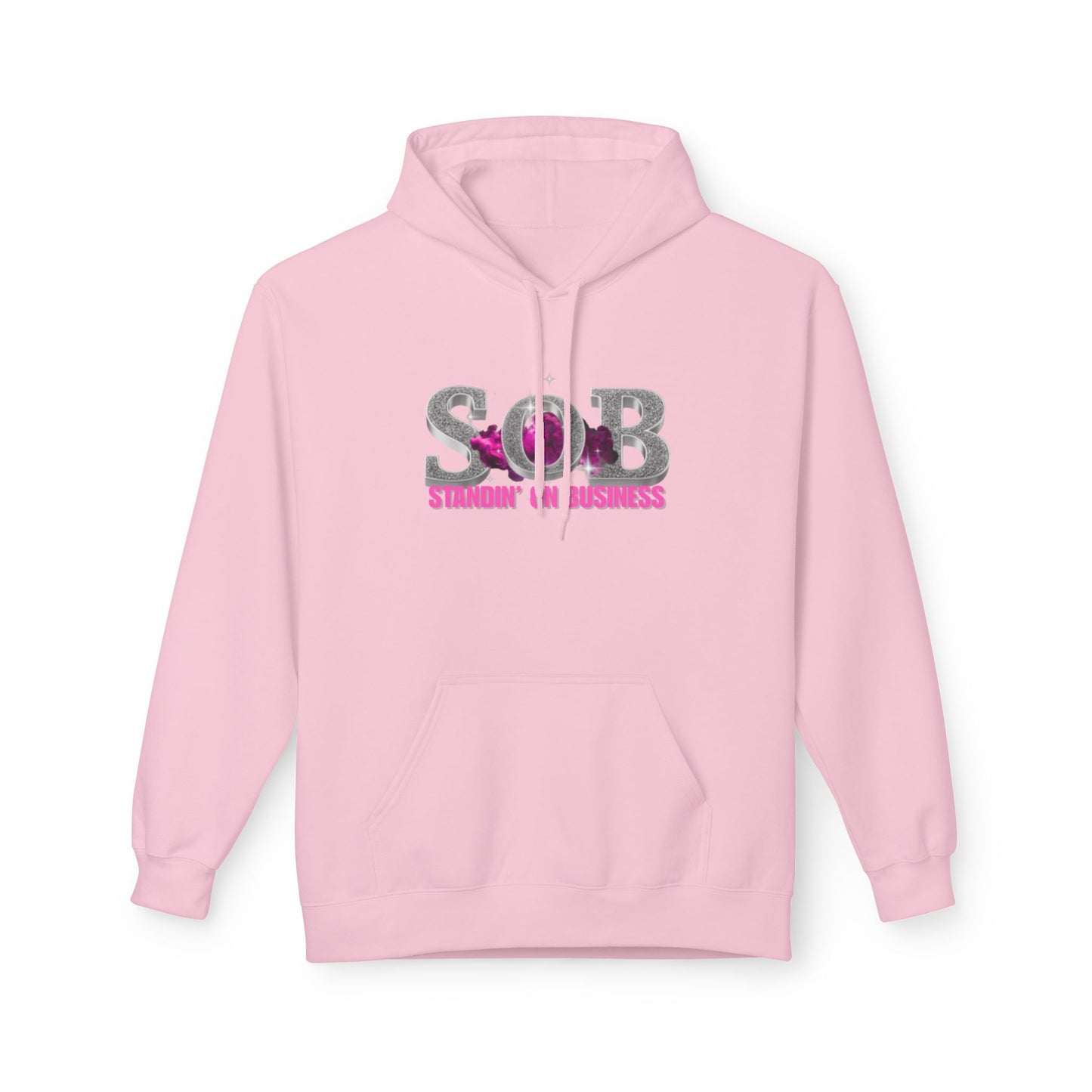SOB PINK PRESS ON HOODIE