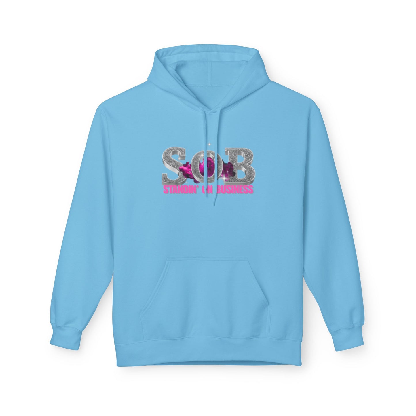 SOB PINK PRESS ON HOODIE