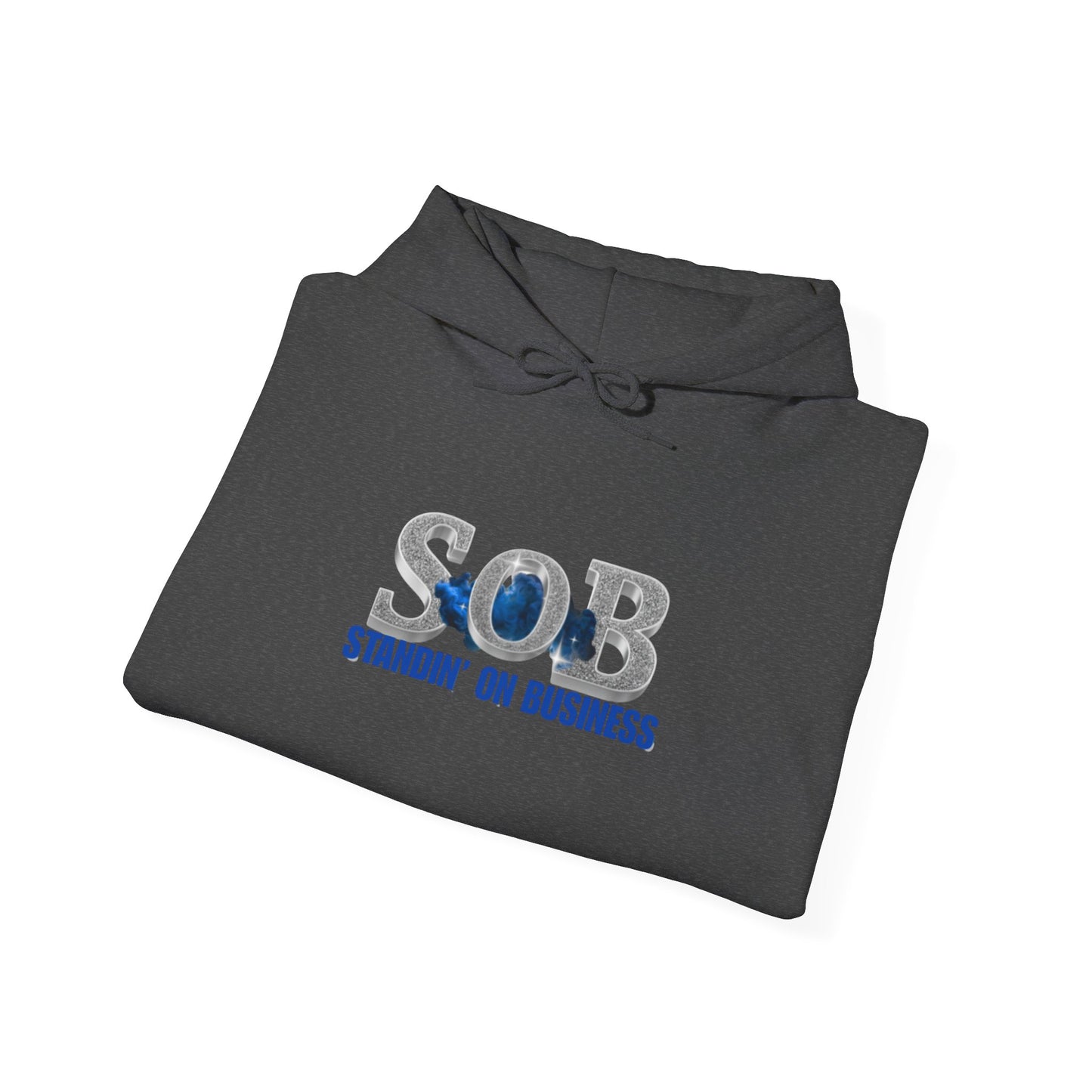 SOB BLUE PRESS ON HOODIE