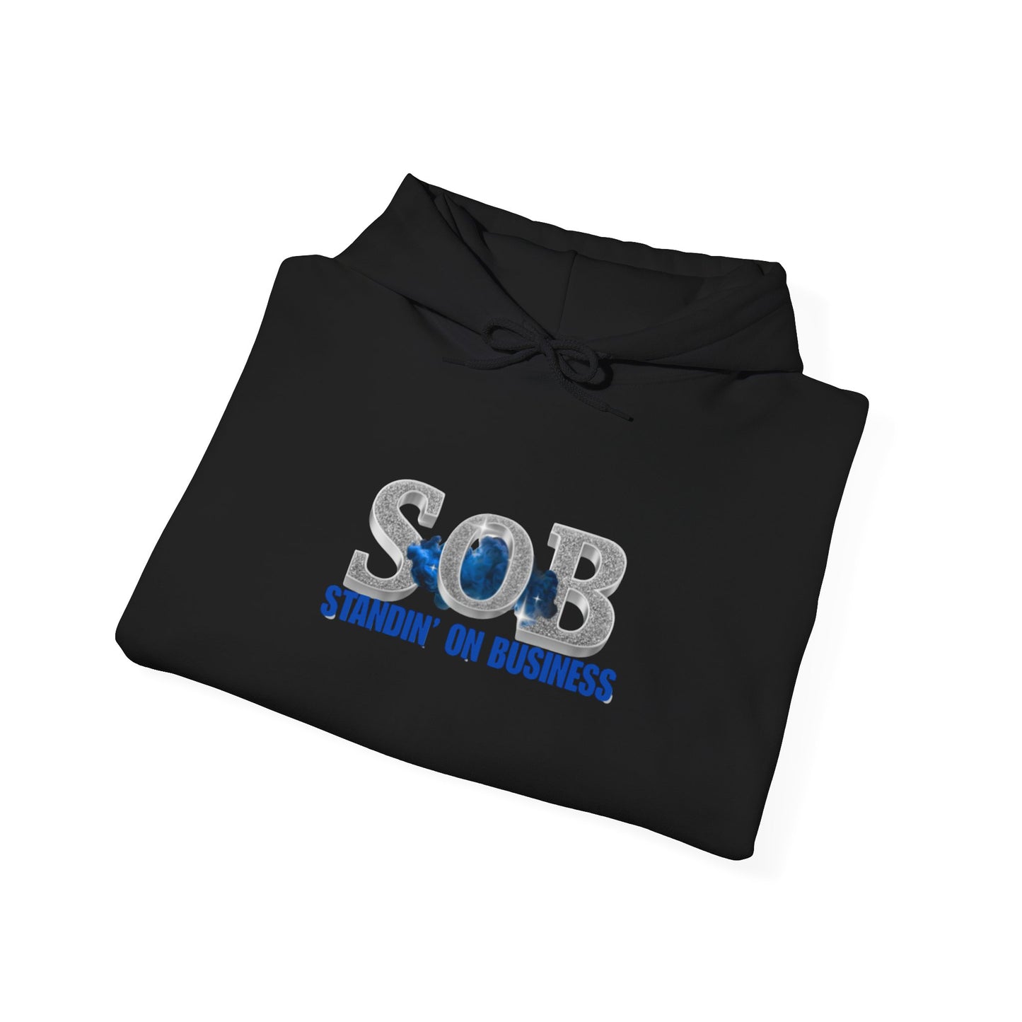 SOB BLUE PRESS ON HOODIE