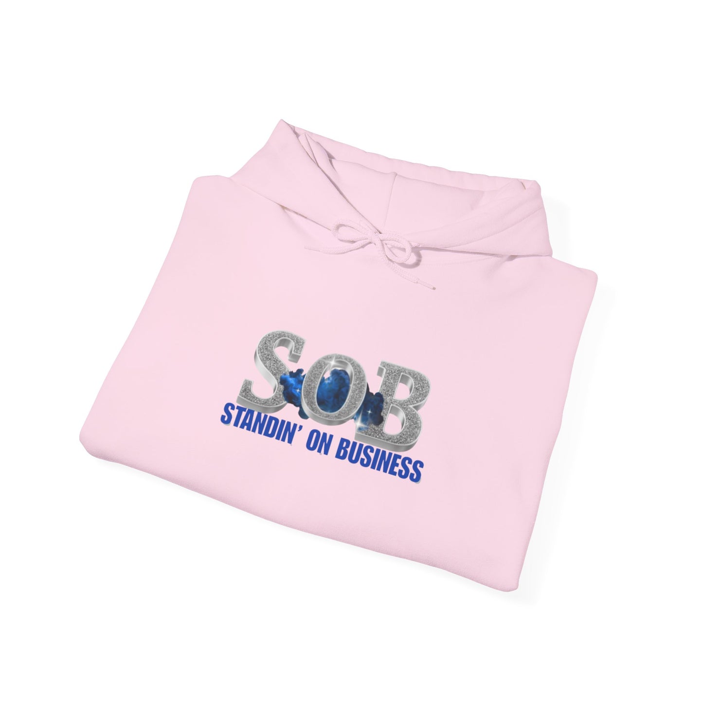 SOB BLUE PRESS ON HOODIE