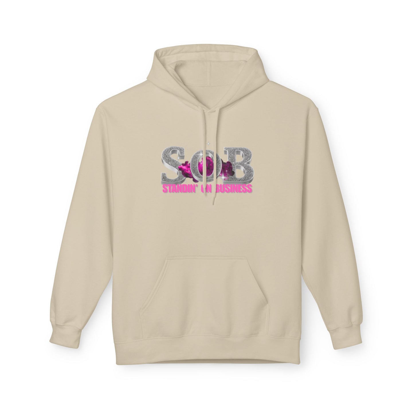 SOB PINK PRESS ON HOODIE
