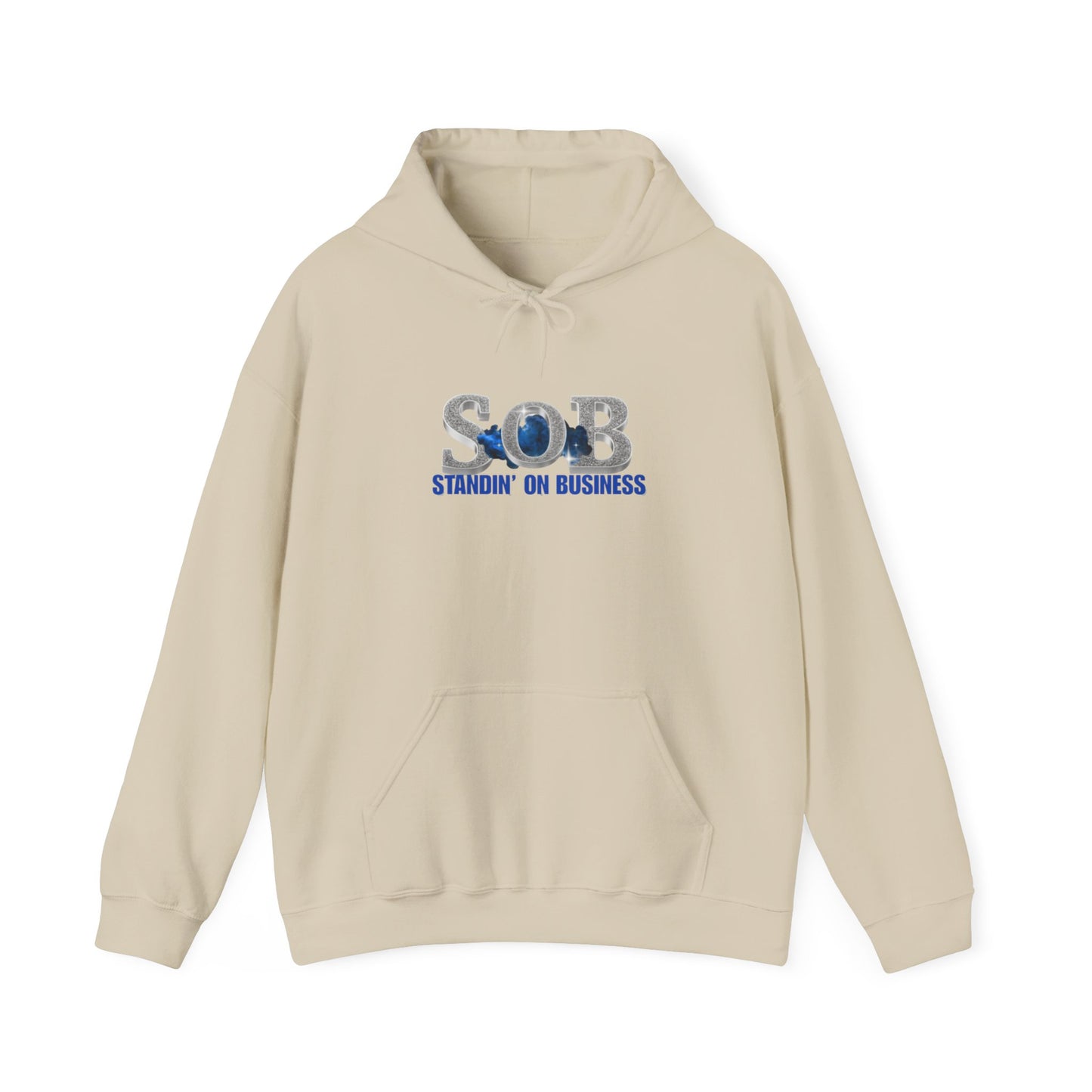 SOB BLUE PRESS ON HOODIE