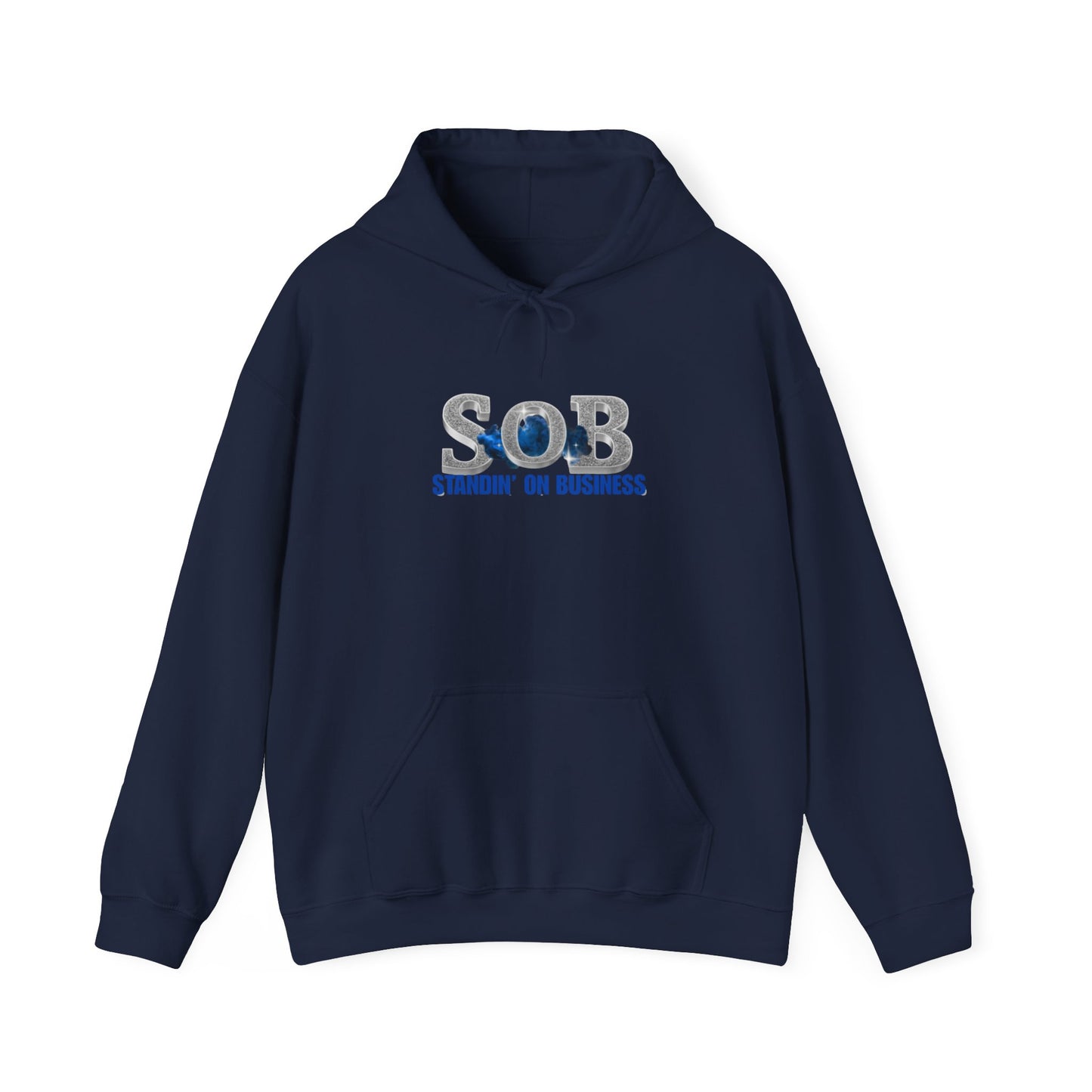 SOB BLUE PRESS ON HOODIE