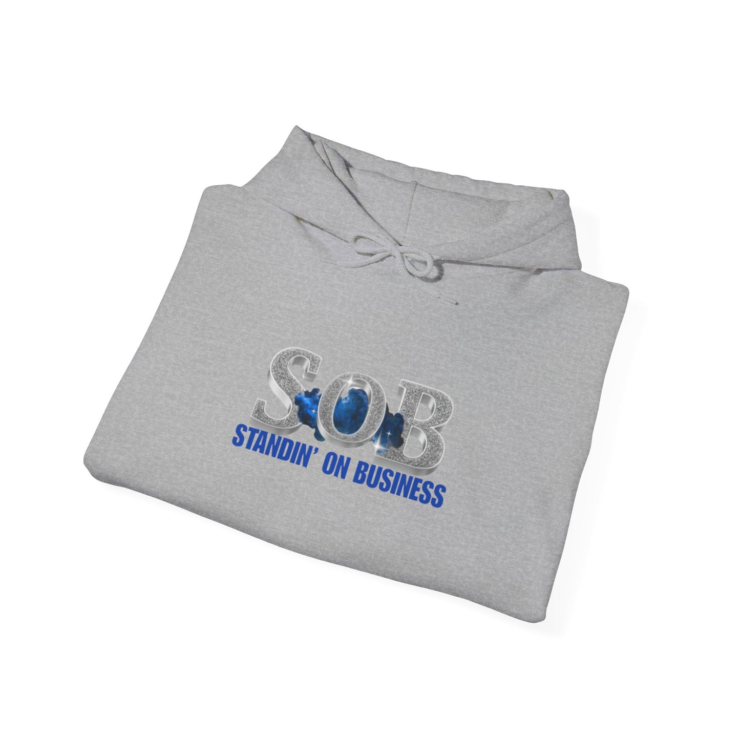 SOB BLUE PRESS ON HOODIE