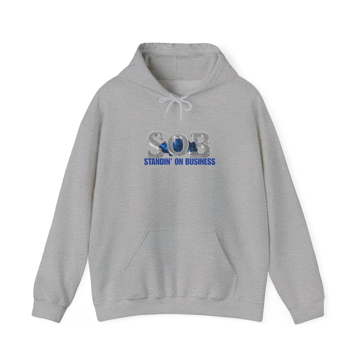 SOB BLUE PRESS ON HOODIE