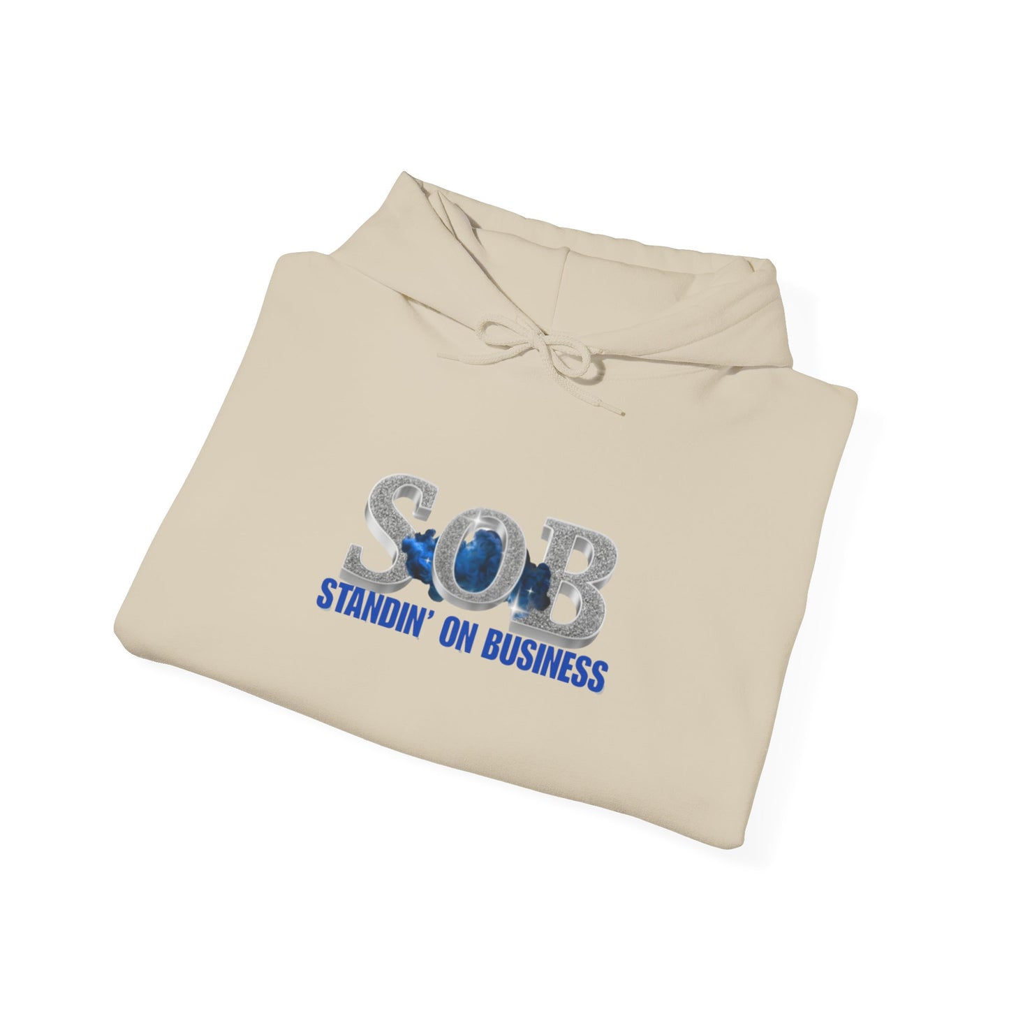 SOB BLUE PRESS ON HOODIE