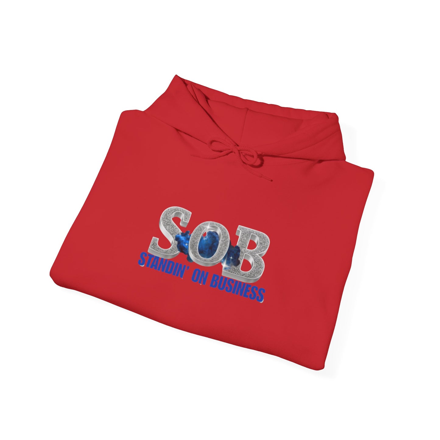 SOB BLUE PRESS ON HOODIE