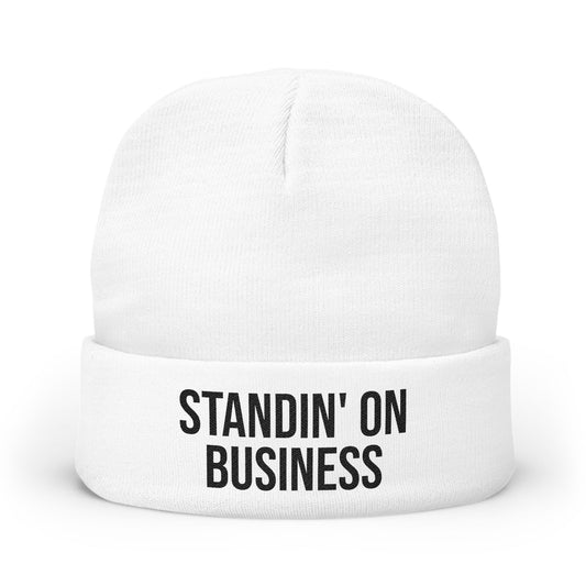 Standin' On Business Knit Beanie