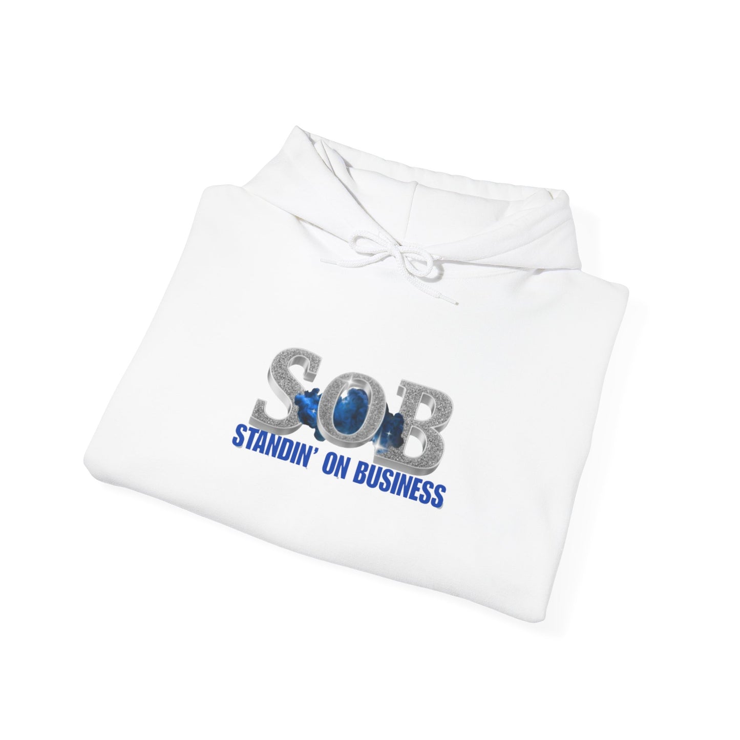 SOB BLUE PRESS ON HOODIE