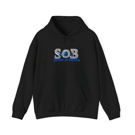 SOB BLUE PRESS ON HOODIE