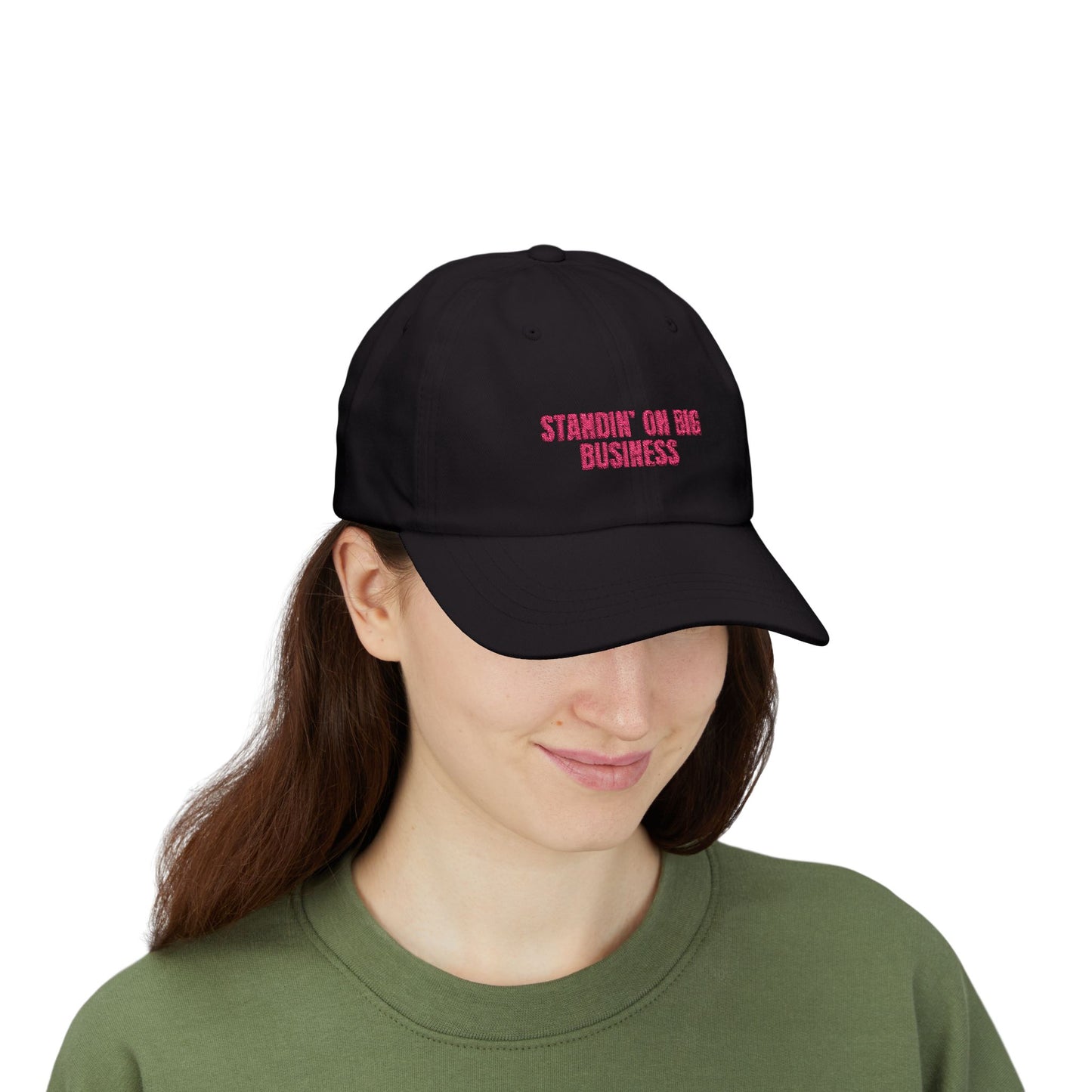 Dad Cap — "Standin' On Big Business" Embroidered Baseball Hat