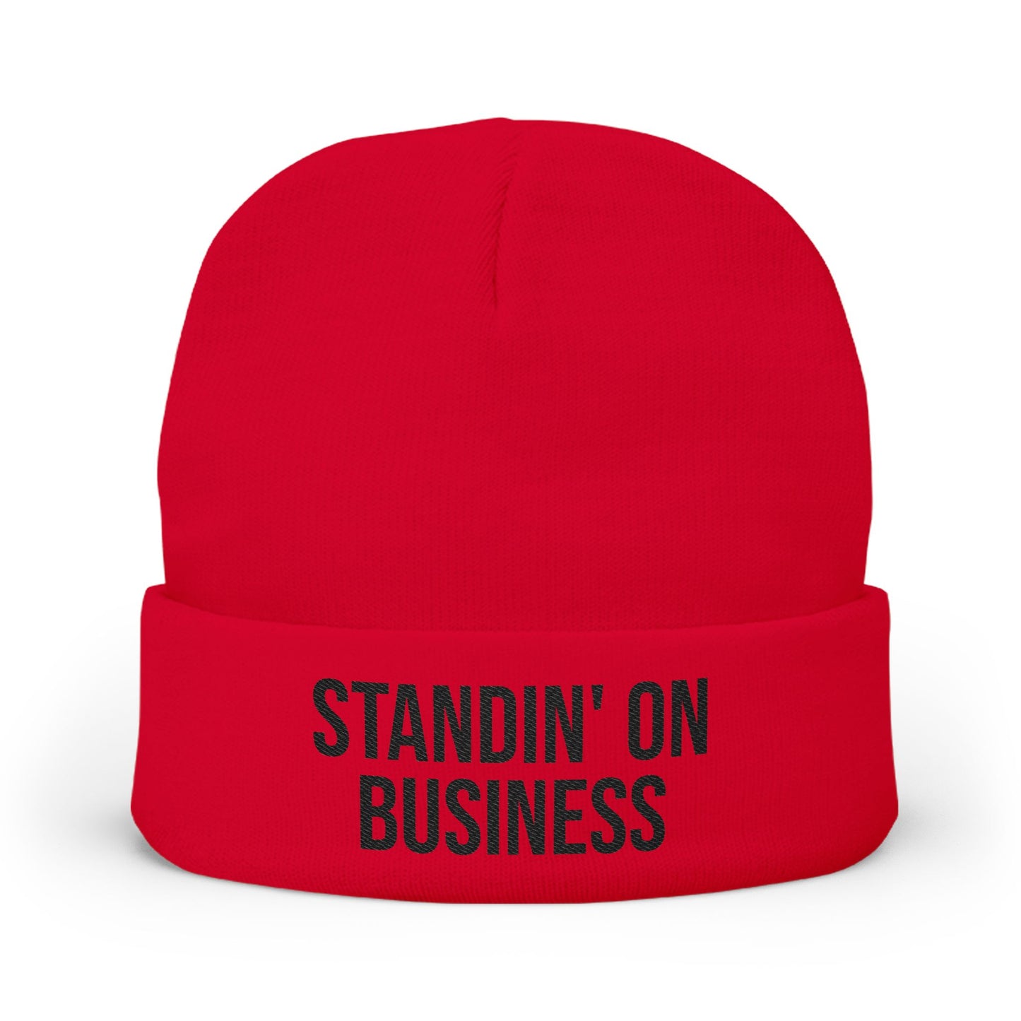 Standin' On Business Knit Beanie