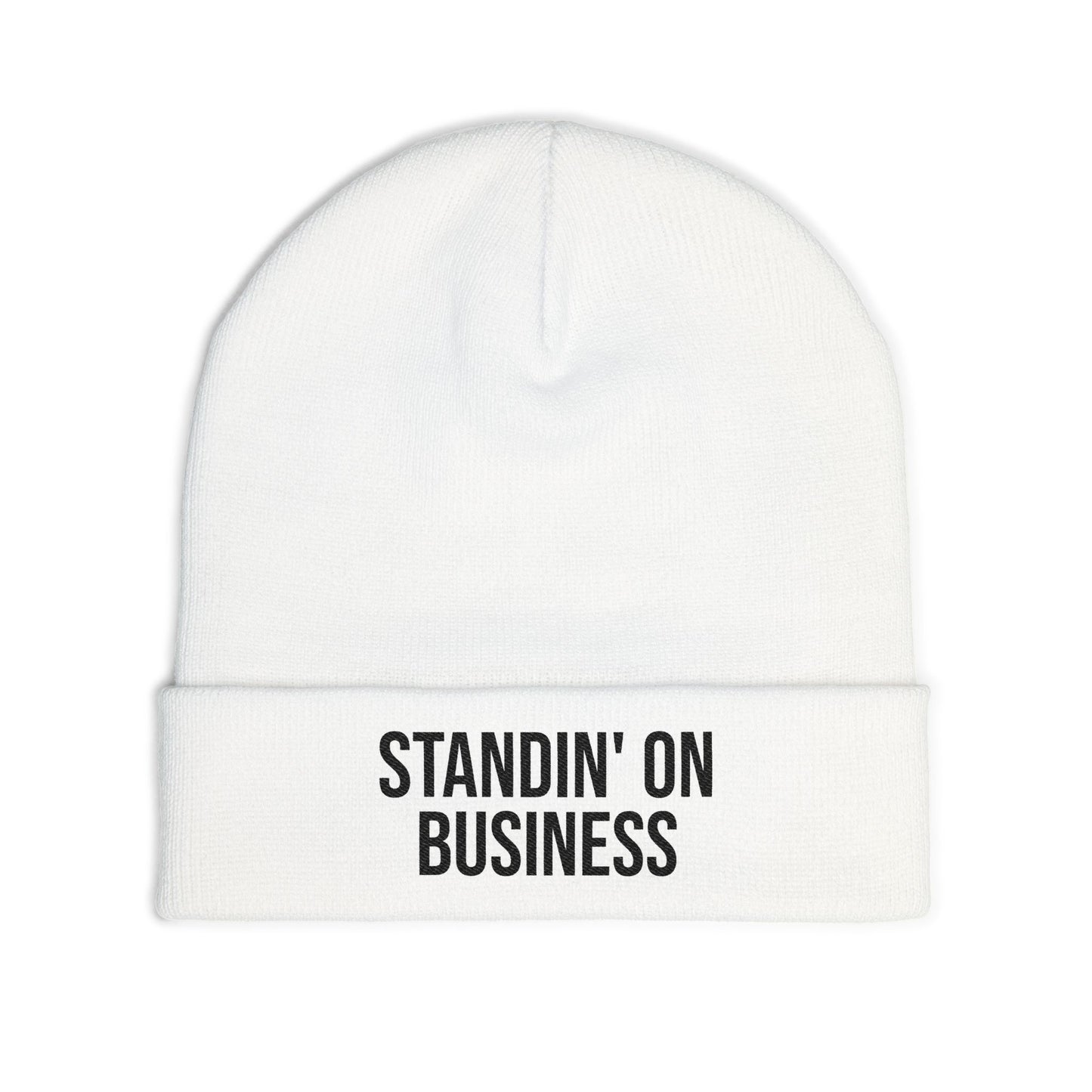 Standin' On Business Knit Beanie