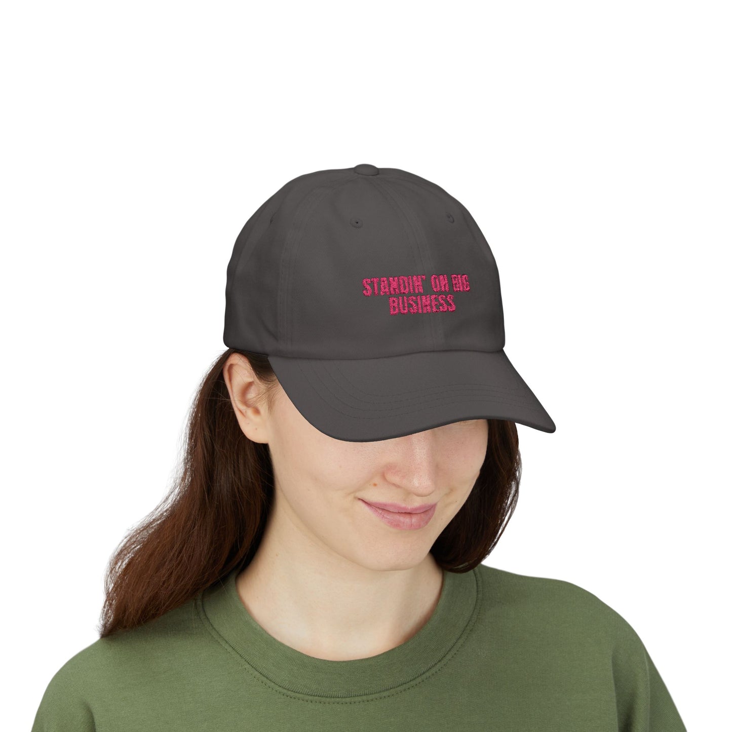 Dad Cap — "Standin' On Big Business" Embroidered Baseball Hat