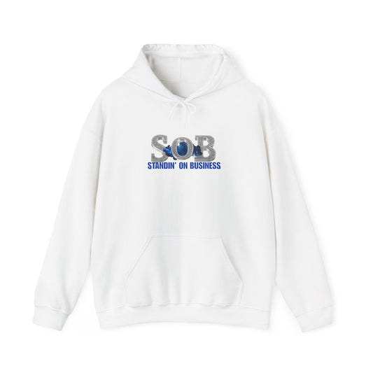 SOB BLUE PRESS ON HOODIE