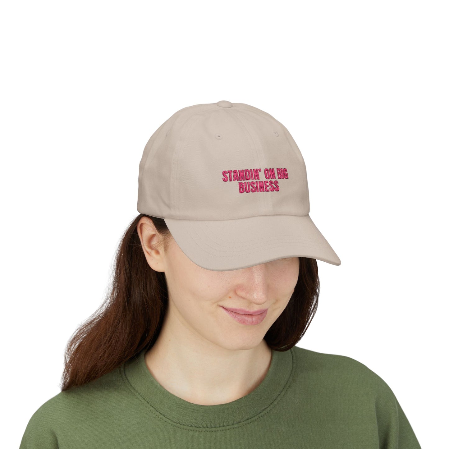 Dad Cap — "Standin' On Big Business" Embroidered Baseball Hat